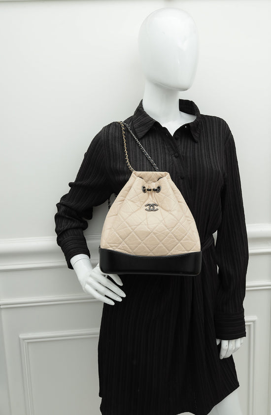 Chanel Dark Green Gabrielle Backpack, Luxury, Bags & Wallets on