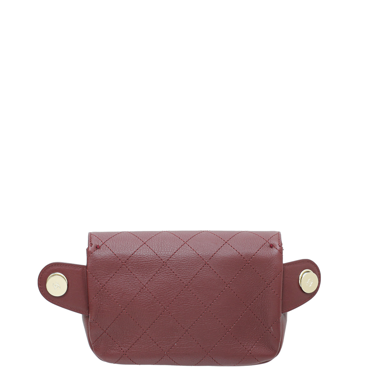 Chanel Burgundy CC Flap Waist Bag