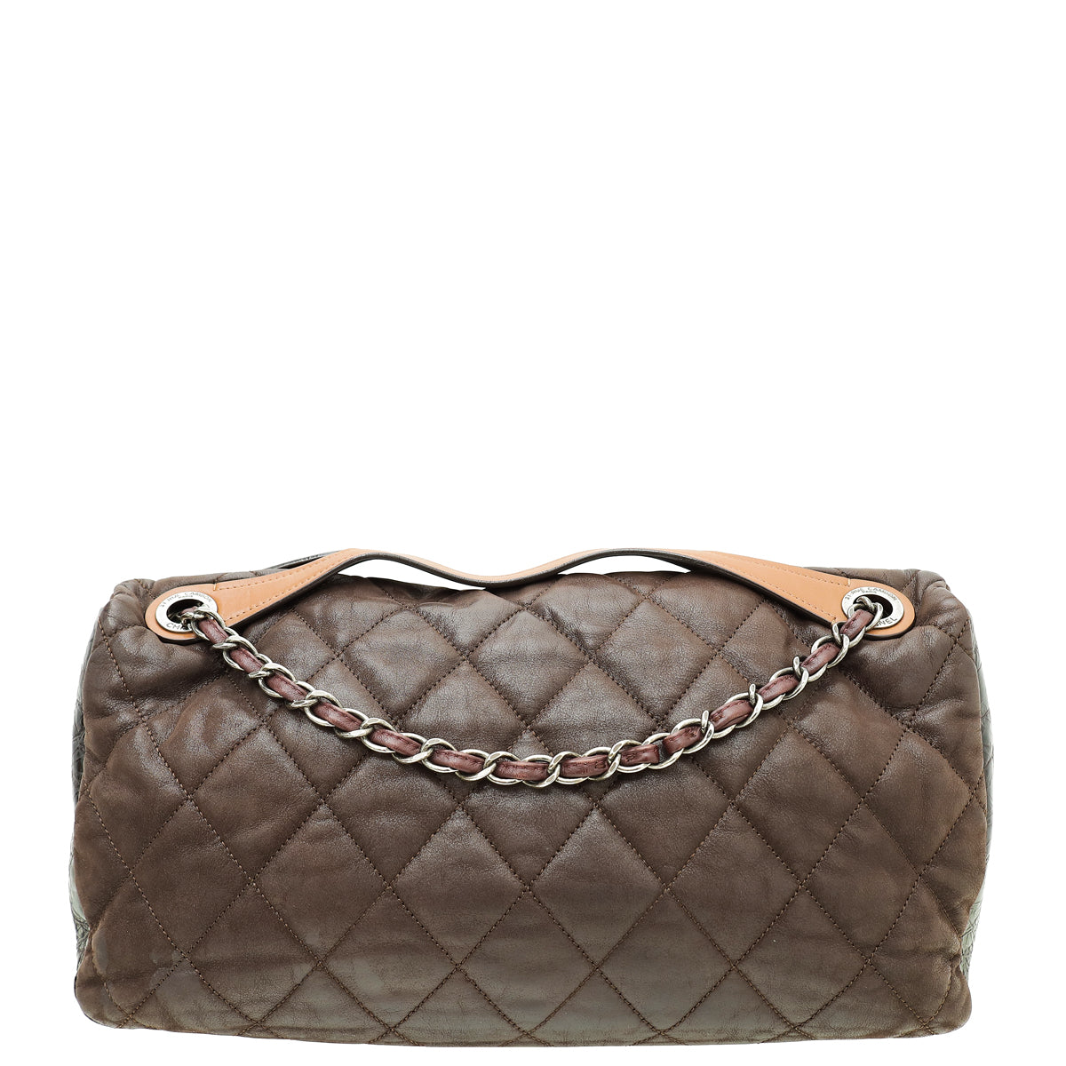 Chanel Dark Brown CC "In the Mix" Flap Large Bag