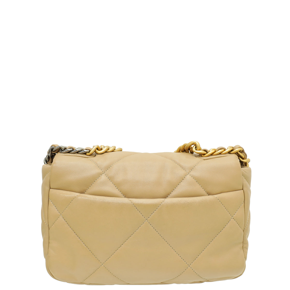 Chanel Beige 19 Small Flap Bag-Chanel-THE CLOSET
