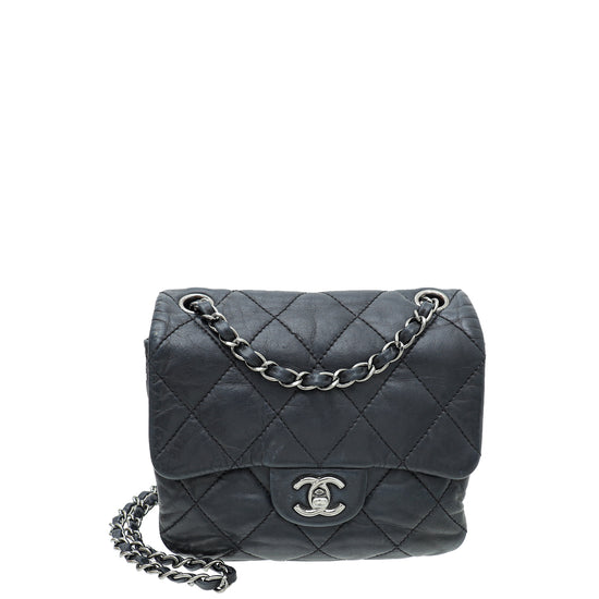 Chanel Indigo Blue CC 3 Accordion Flap Mini Bag