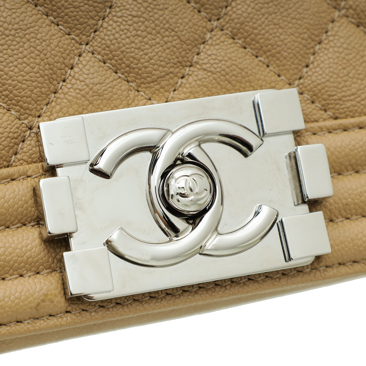 Chanel Beige Le Boy Small Flap Bag