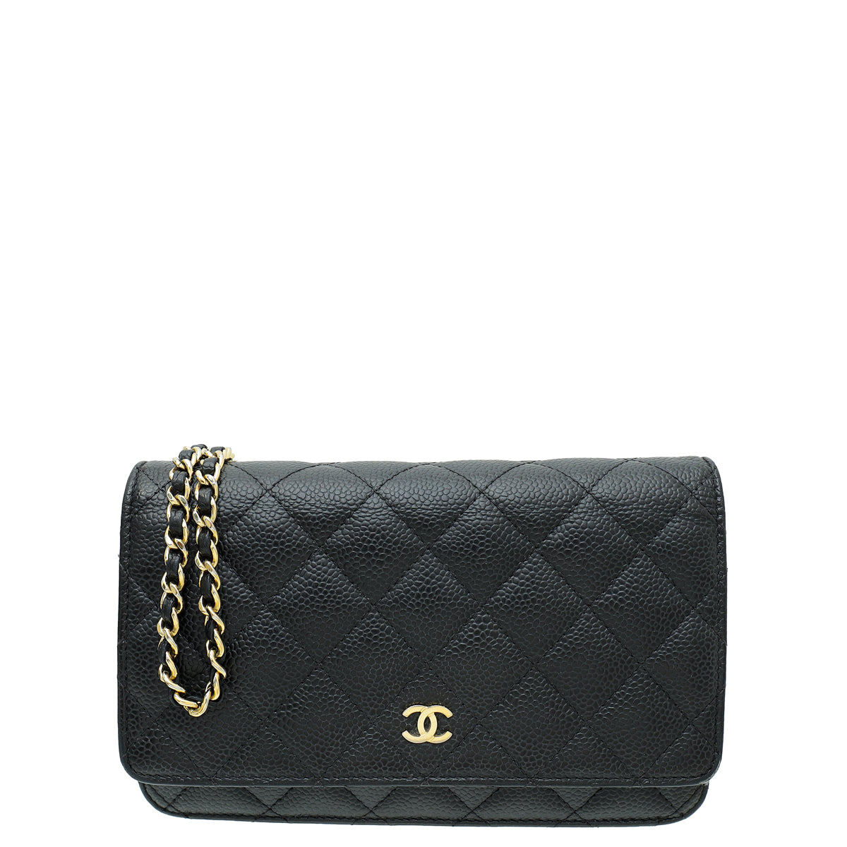 Chanel Black CC Classic Wallet On Chain-Chanel-THE CLOSET
