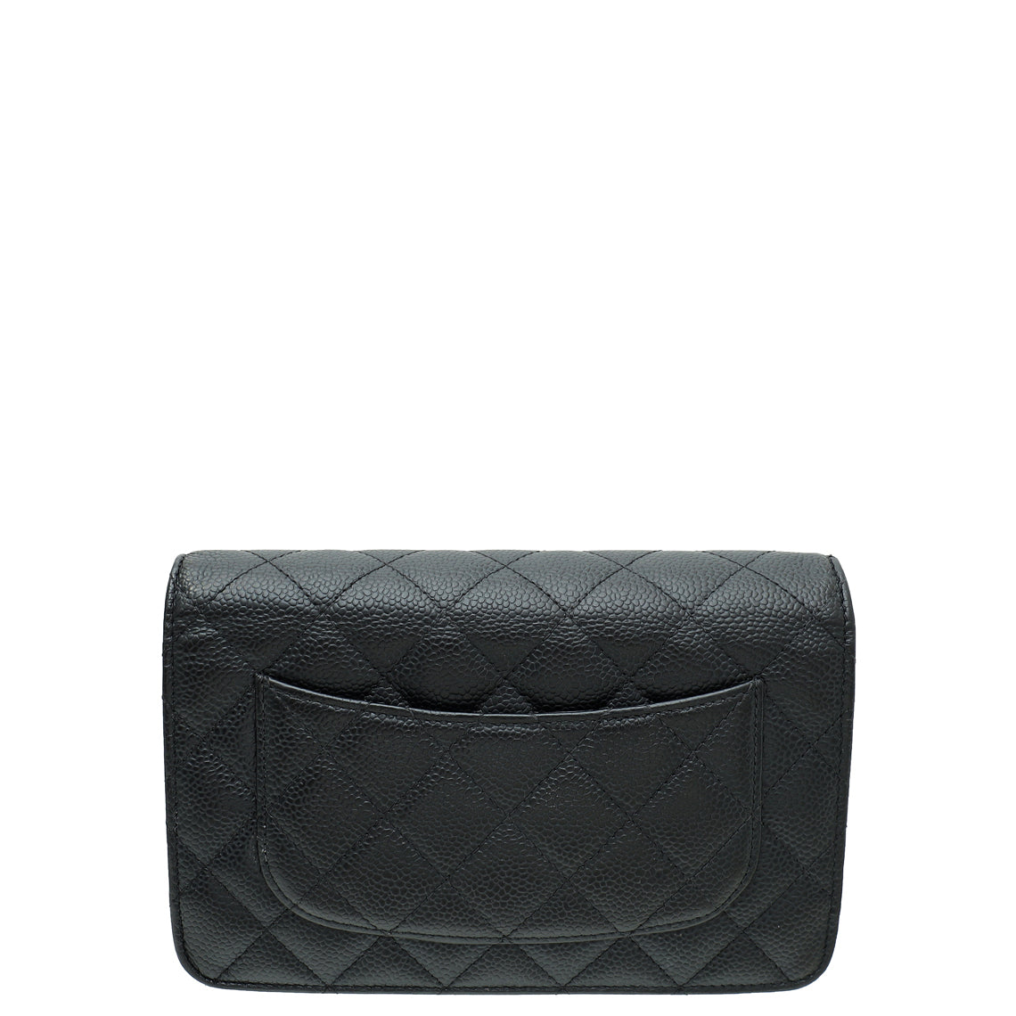 Chanel Black CC Classic Wallet On Chain-Chanel-THE CLOSET