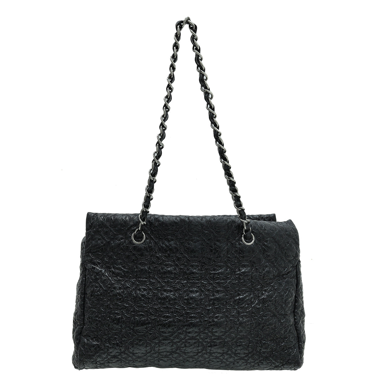 Chanel Black CC Vinyl Rock In Moscow Large Tote Bag-Chanel-THE CLOSET