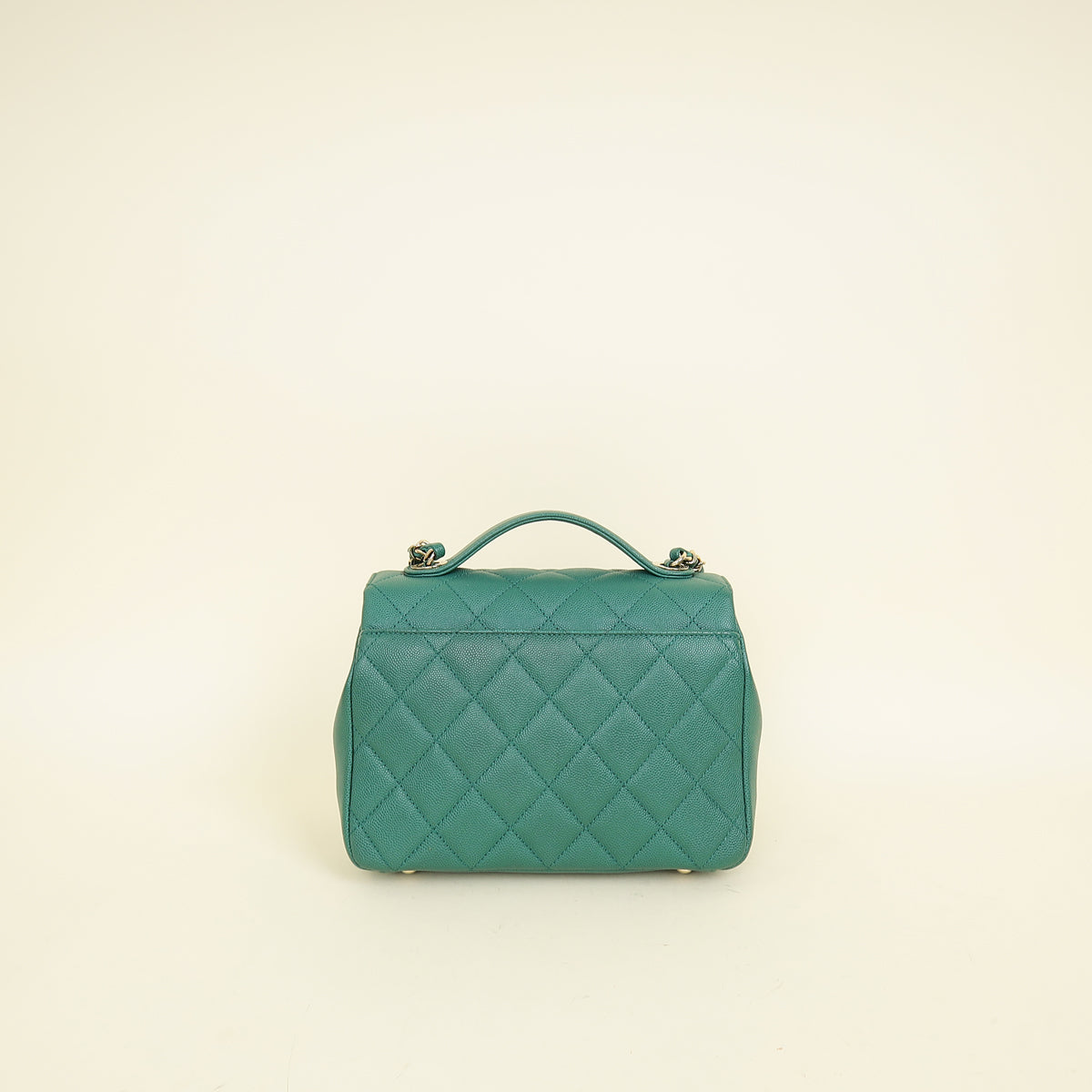 Chanel Dark Green CC Business Affinity Small Flap Bag
