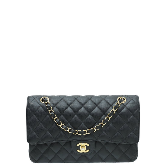 Chanel Classic Quilted Jumbo Double Flap Black Caviar – ＬＯＶＥＬＯＴＳＬＵＸＵＲＹ