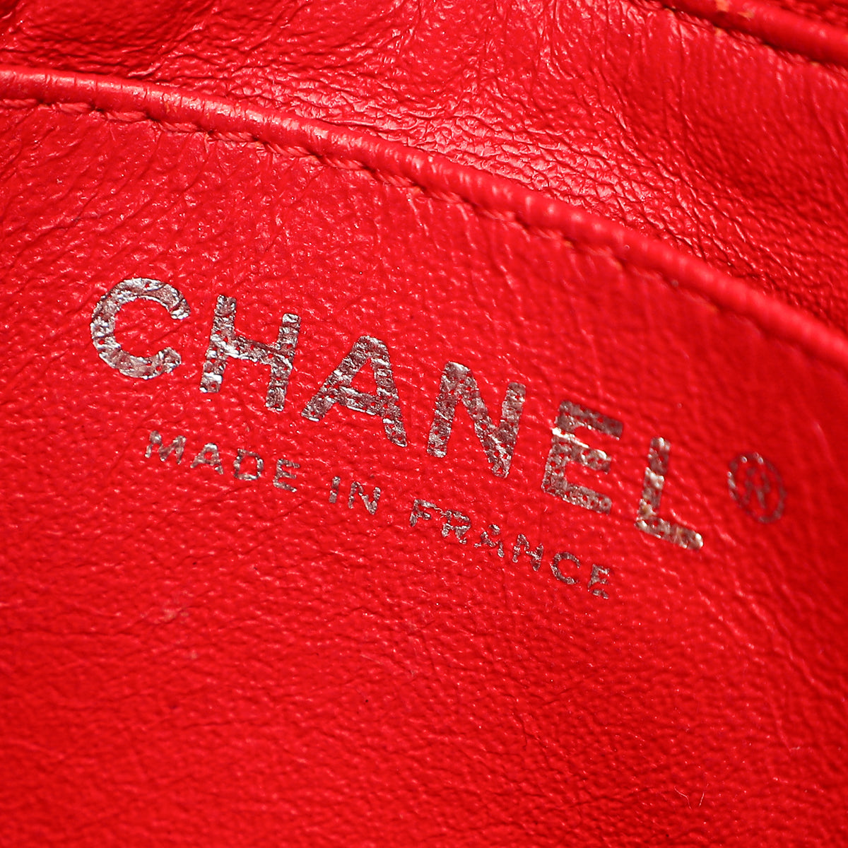 Chanel Red CC Classic Mini Square Flap Bag-Chanel-THE CLOSET