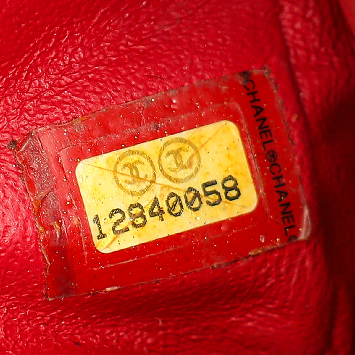 Chanel Red CC Classic Mini Square Flap Bag-Chanel-THE CLOSET