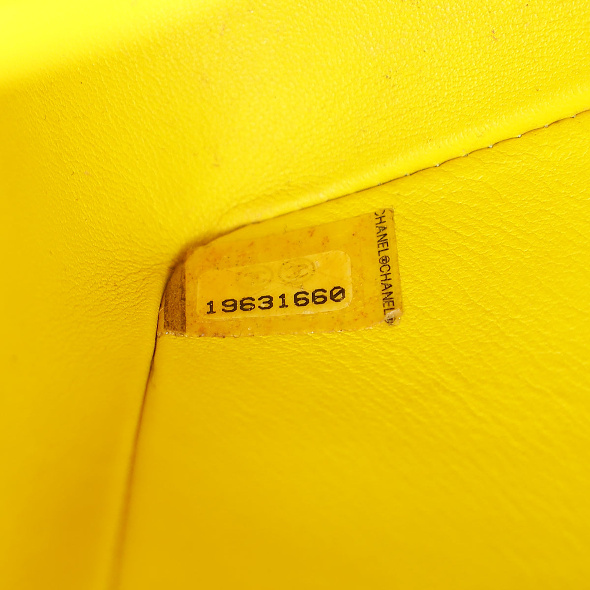 Chanel Yellow Python CC Classic Double Flap Jumbo Bag-Chanel-THE CLOSET