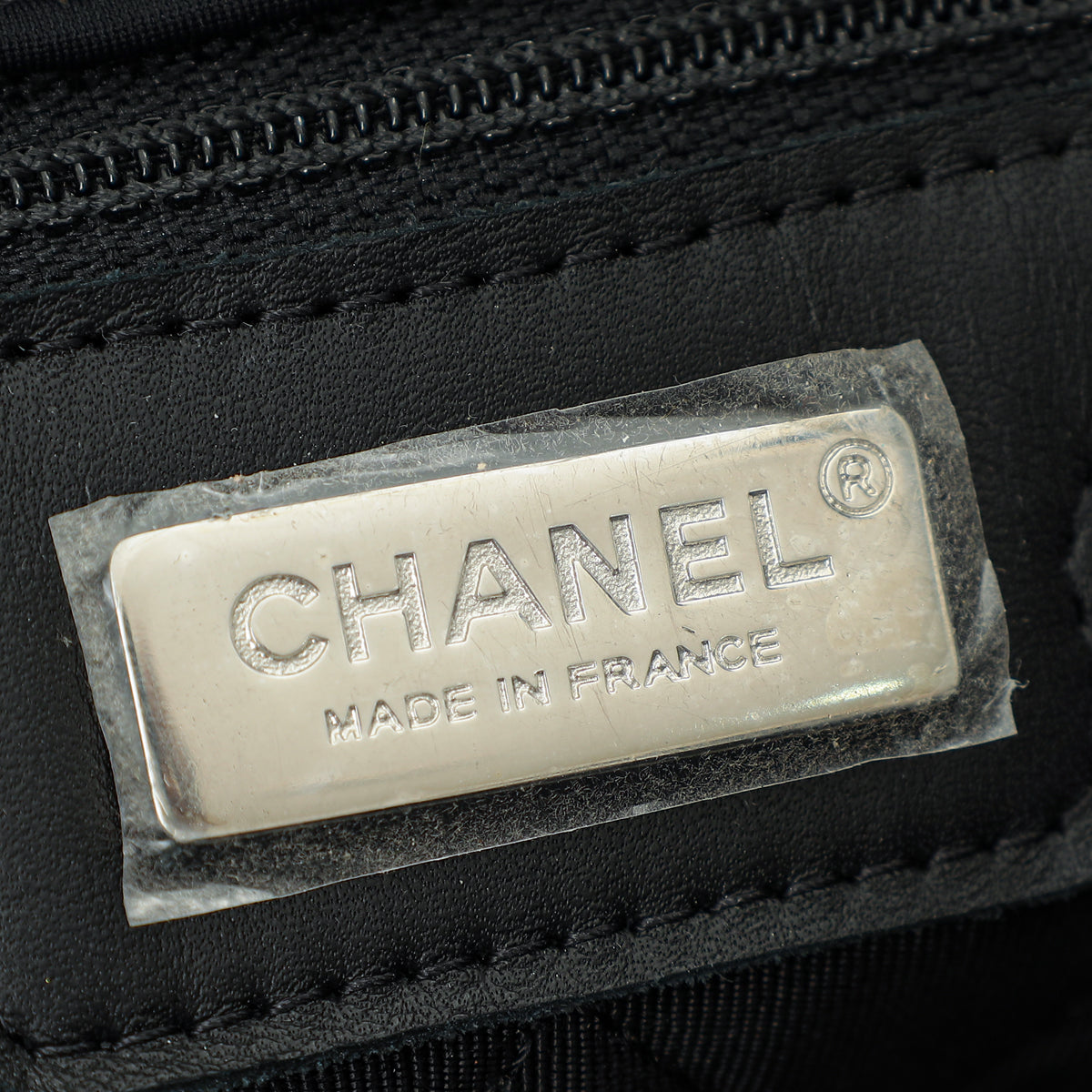 Chanel Black Multicolor Neoprene Camellia Flap Medium Bag