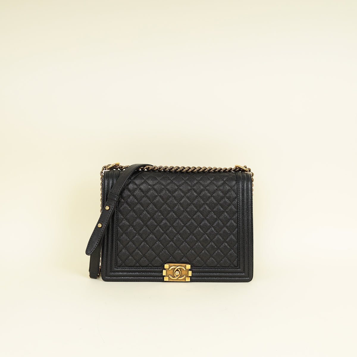 Chanel Black Le Boy Large Flap Bag