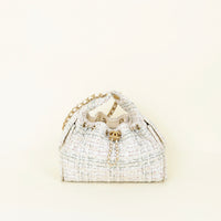 Chanel Cream Multicolor CC Chanel 25 Tweed Small Bag