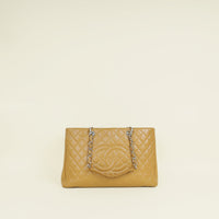 Chanel Dark Beige CC GST XL Tote Bag