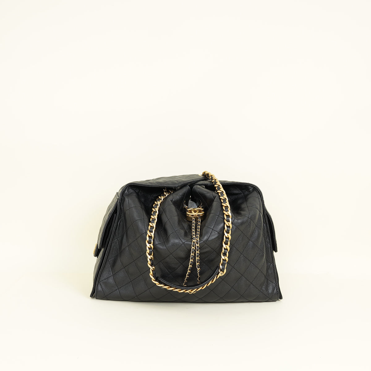 Chanel Black 25 Large Handbag