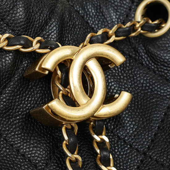 Chanel Black 25 Large Handbag