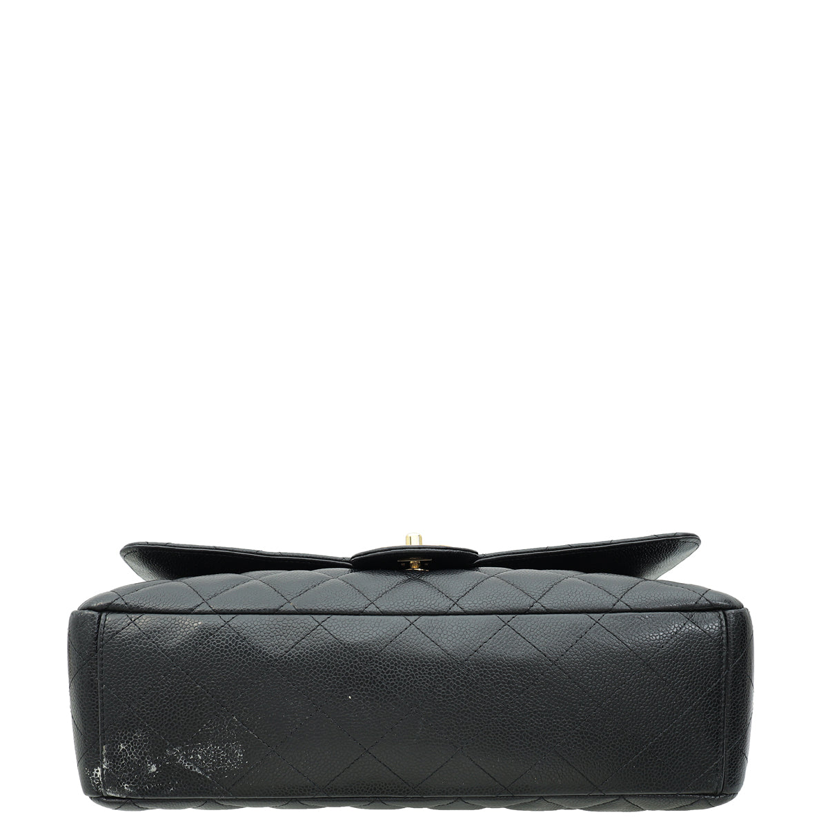 Chanel Black CC Classic Double Flap Maxi Bag