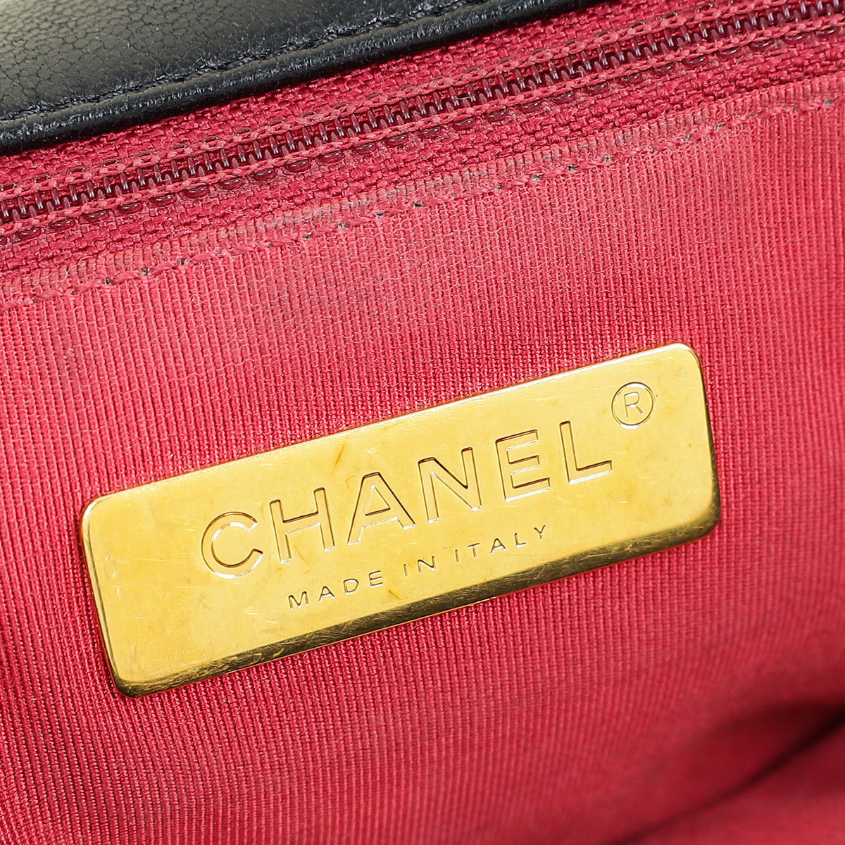 Chanel Black CC 19 Small Flap Bag