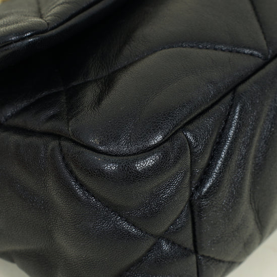 Chanel Black CC 19 Small Flap Bag