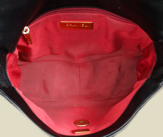 Chanel Black CC 19 Small Flap Bag
