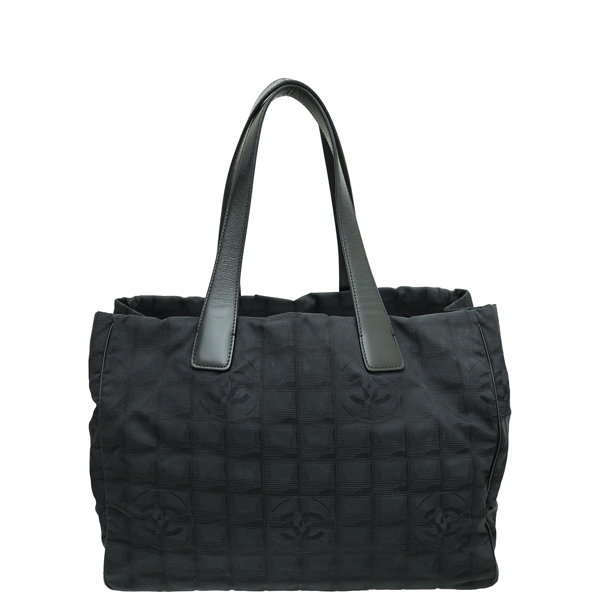 Chanel Black CC Travel Line Tote Bag