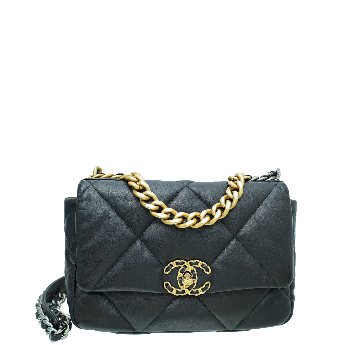 Chanel Black 19 Small Flap Bag-Chanel-THE CLOSET