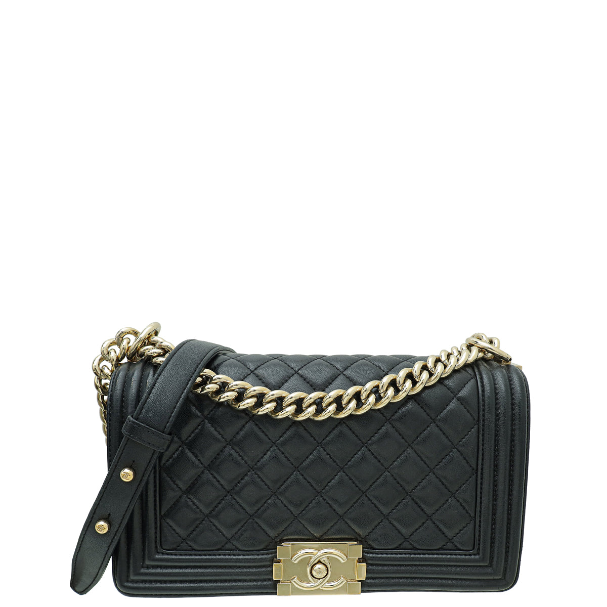 Chanel Black Le Boy Medium Flap Bag-Chanel-THE CLOSET