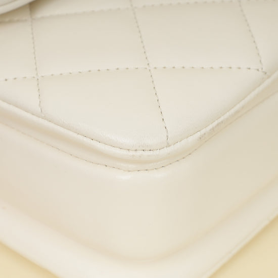 Chanel White Trendy Flap Bag-Chanel-THE CLOSET