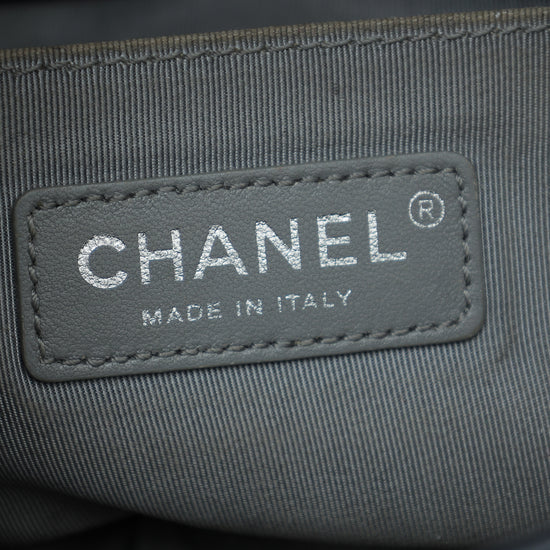 Chanel Navy Blue Velvet Le Boy Small Bag