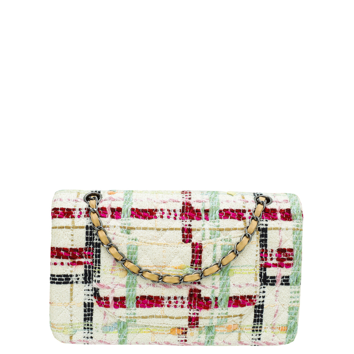 Chanel Multicolor Tweed Classic Double Flap Medium Bag-Chanel-THE CLOSET