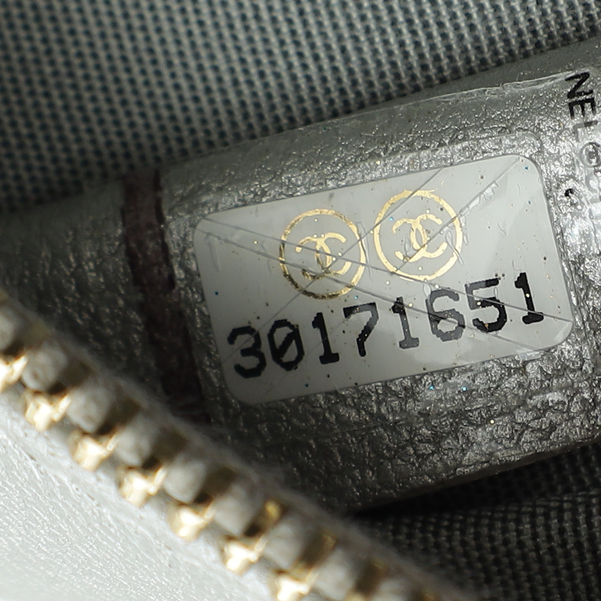 Chanel Metallic Silver 19 Round Mini Clutch W/ Chain-Chanel-THE CLOSET