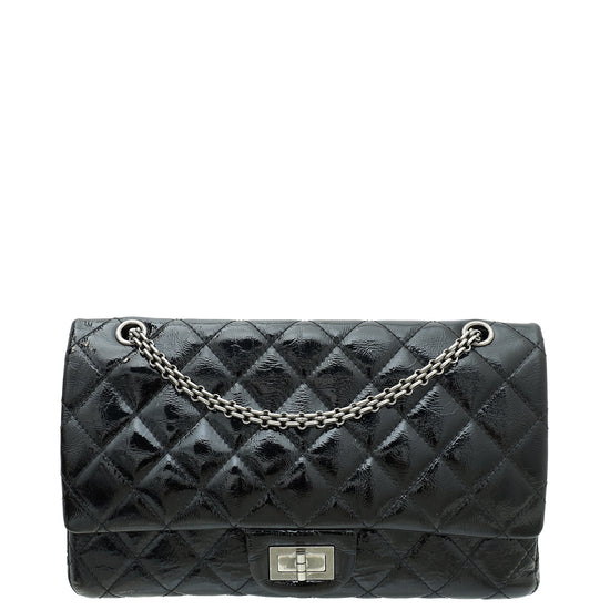 Chanel Black 2.55 Reissue Double Flap 227 Bag