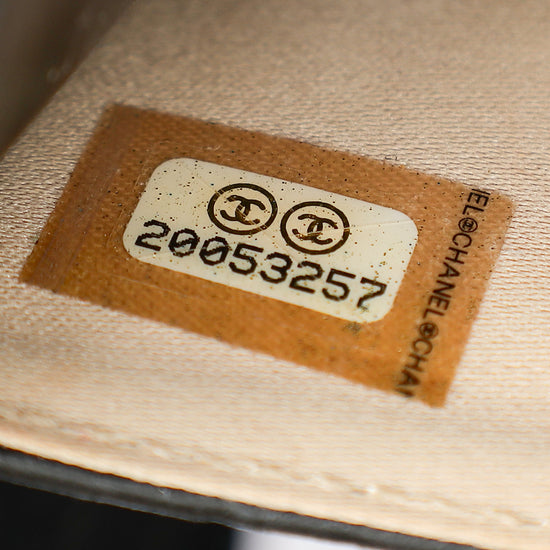 Chanel Black CC Camellia Flower Embossed Wallet On Chain