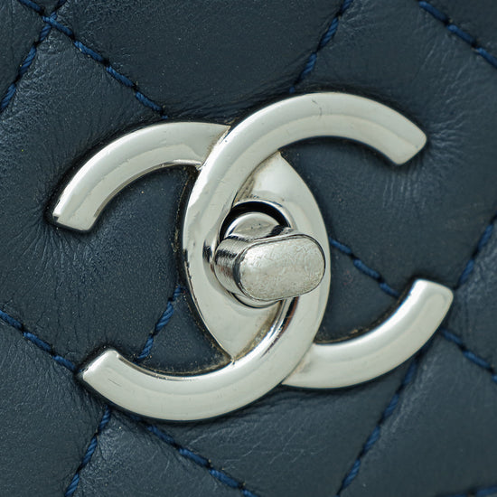 Chanel Navy Blue CC Flap Bag