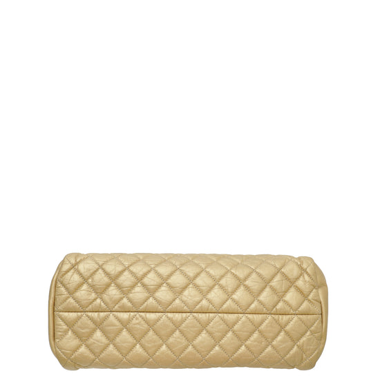 Chanel Gold CC Just Mademoiselle Bowling Bag