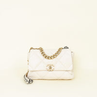 Chanel Light Beige CC Chanel 19 Large Bag