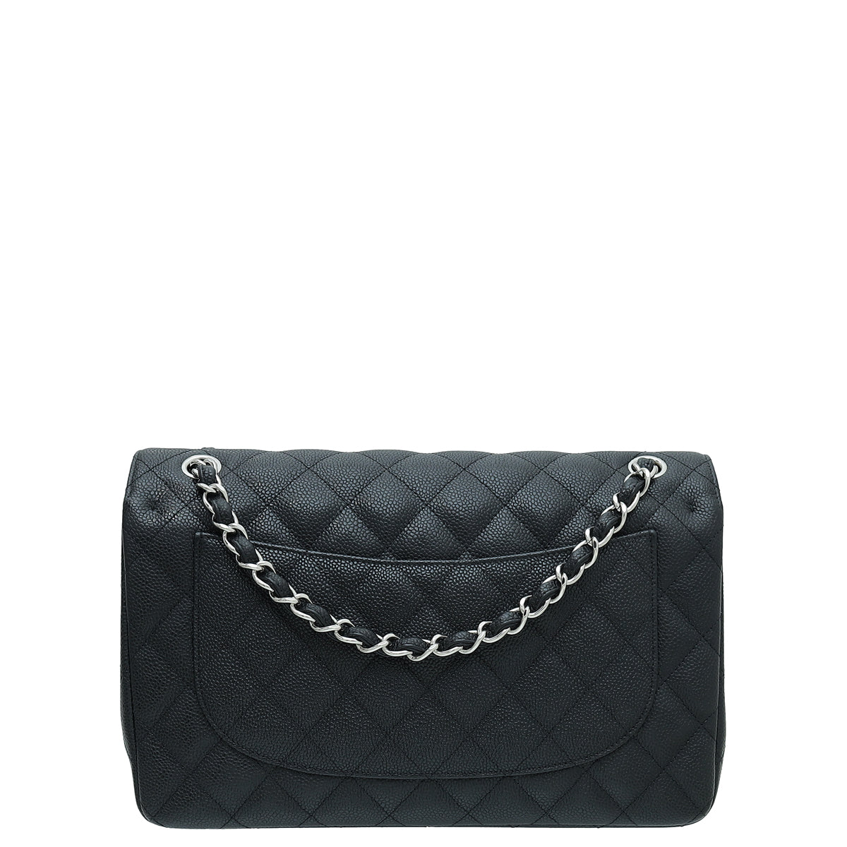 Chanel Black CC Classic Double Flap Jumbo Bag-Chanel-THE CLOSET