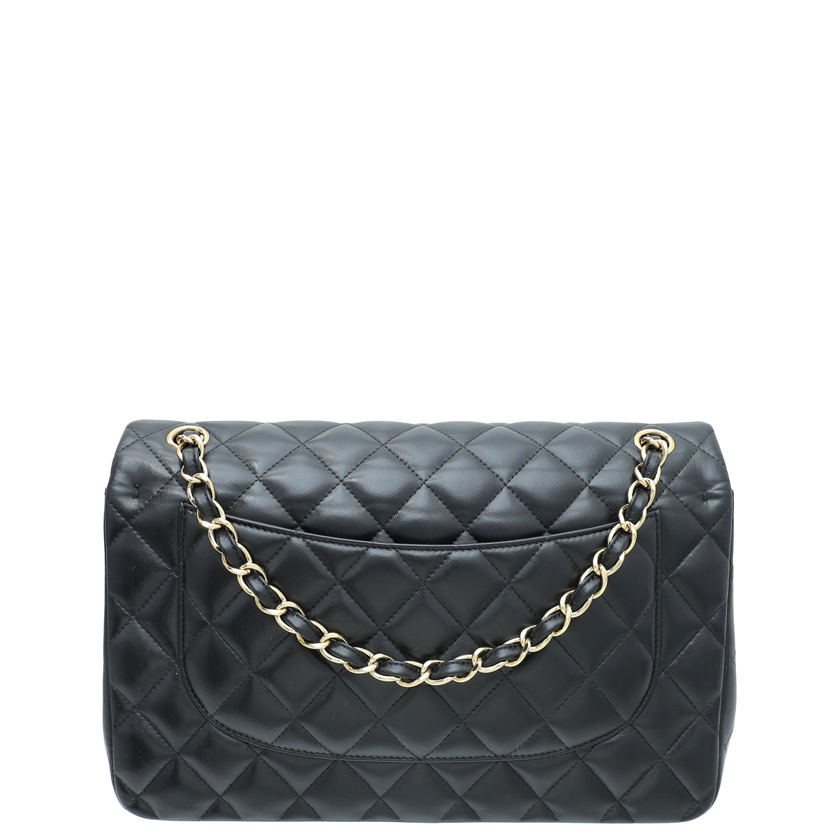 Chanel Black CC Classic Double Flap Jumbo Bag-Chanel-THE CLOSET