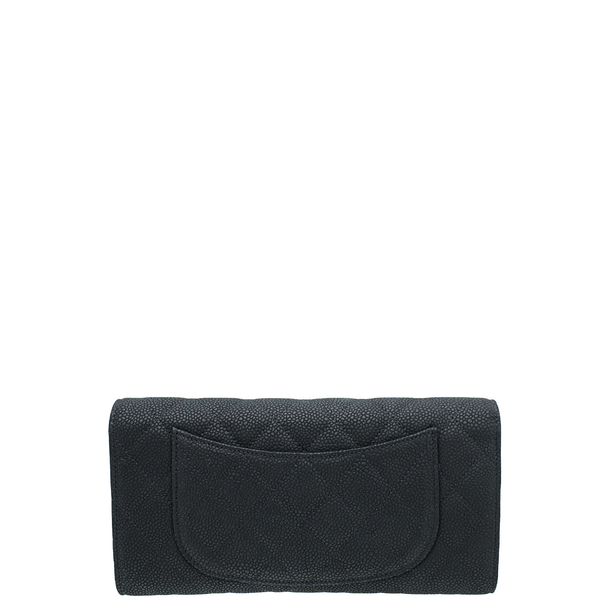 Chanel Black CC Nobuck Long Travel Wallet-Chanel-THE CLOSET