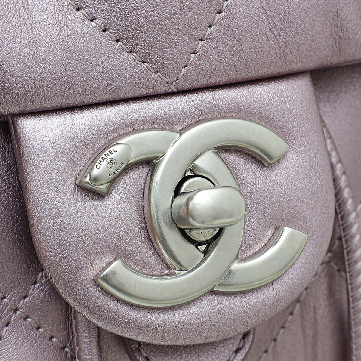 Chanel Metallic Pink Ground Control Backpack Bag
