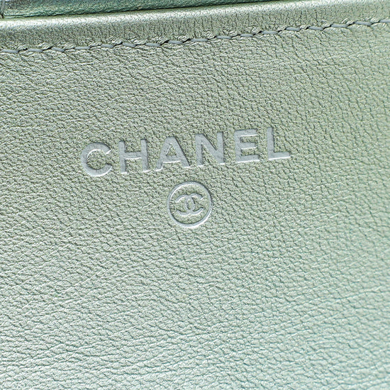 Chanel Multicolor CC Glasses Case With Chain