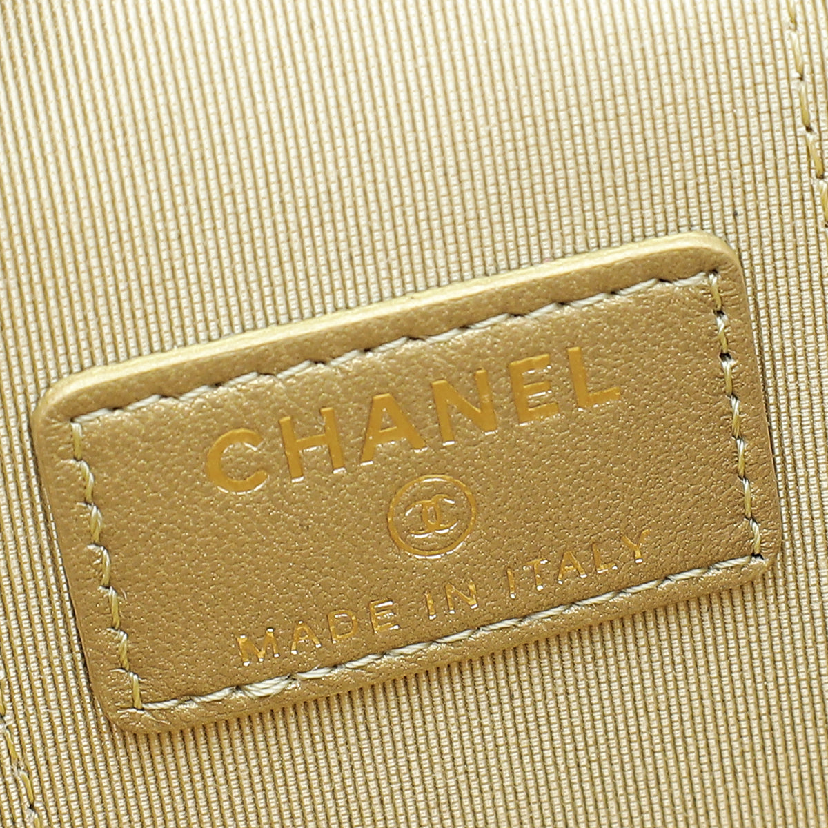 Chanel Black Mini Pearl Crush Vanity Case With Chain