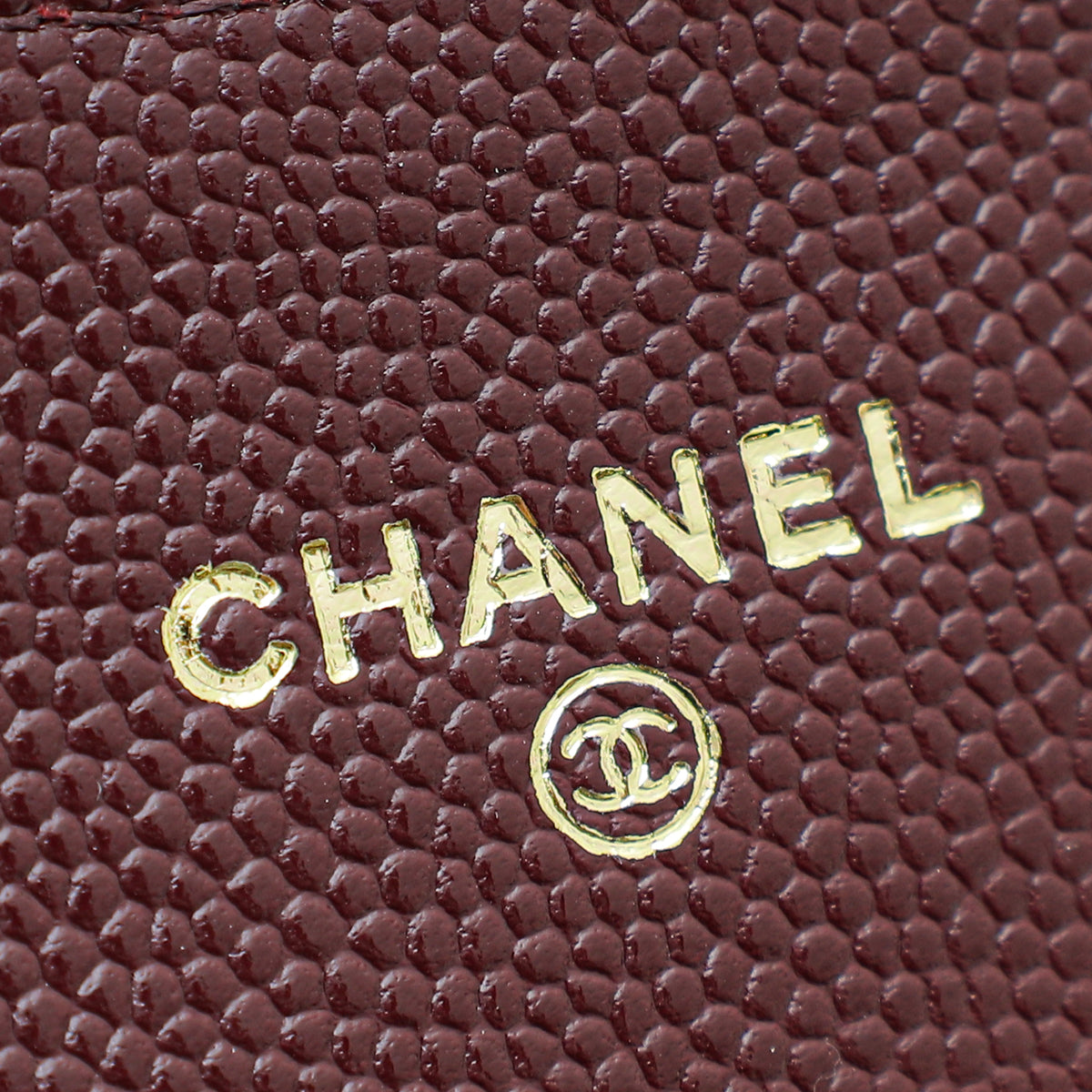 Chanel Burgundy Micro Flap Bag W/ Chain Belt