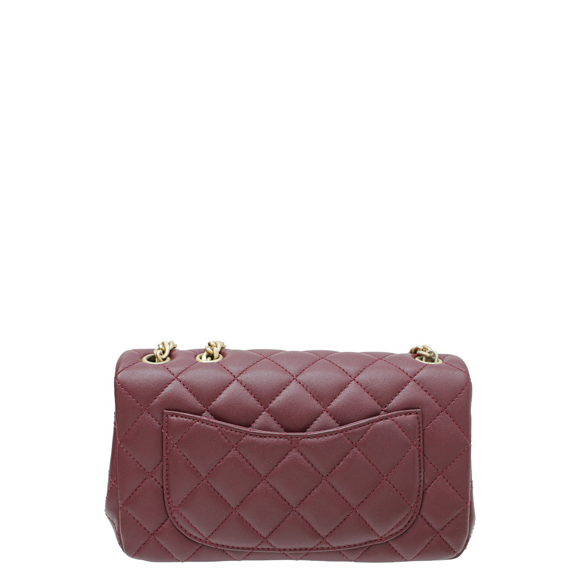 Chanel Burgundy Camellia Crush Flap Bag-Chanel-THE CLOSET