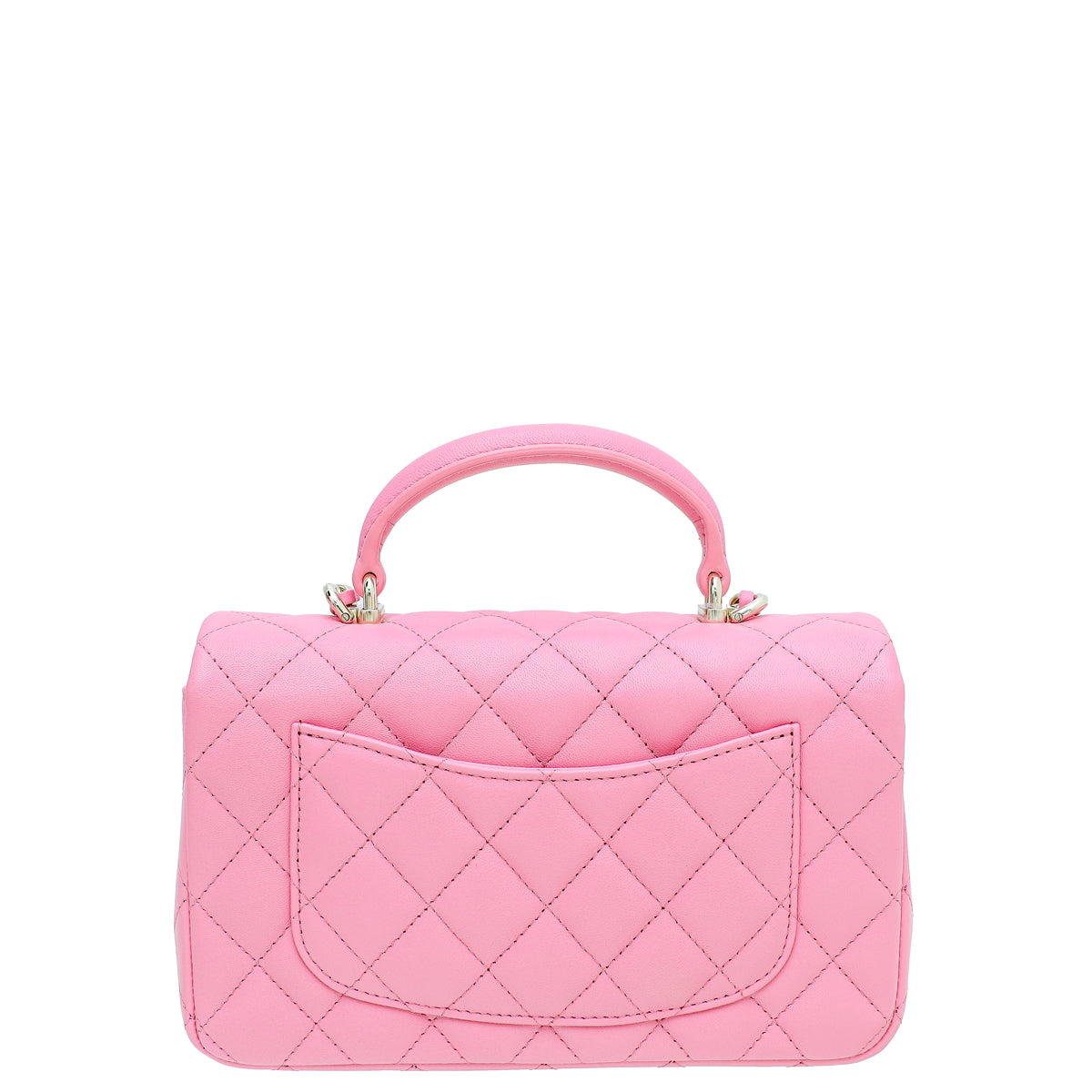 Chanel Pink CC Mini Rectangular Top Handle Bag-Chanel-THE CLOSET