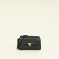 Chanel Black CC Chain Flap Bag