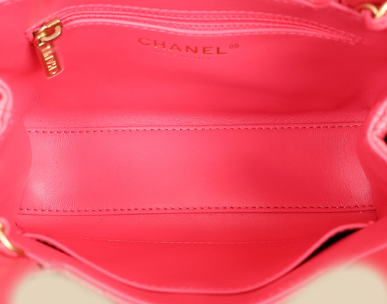 Chanel Hot Pink CC Mini Kelly Bag