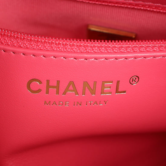 Chanel Hot Pink CC Mini Kelly Bag