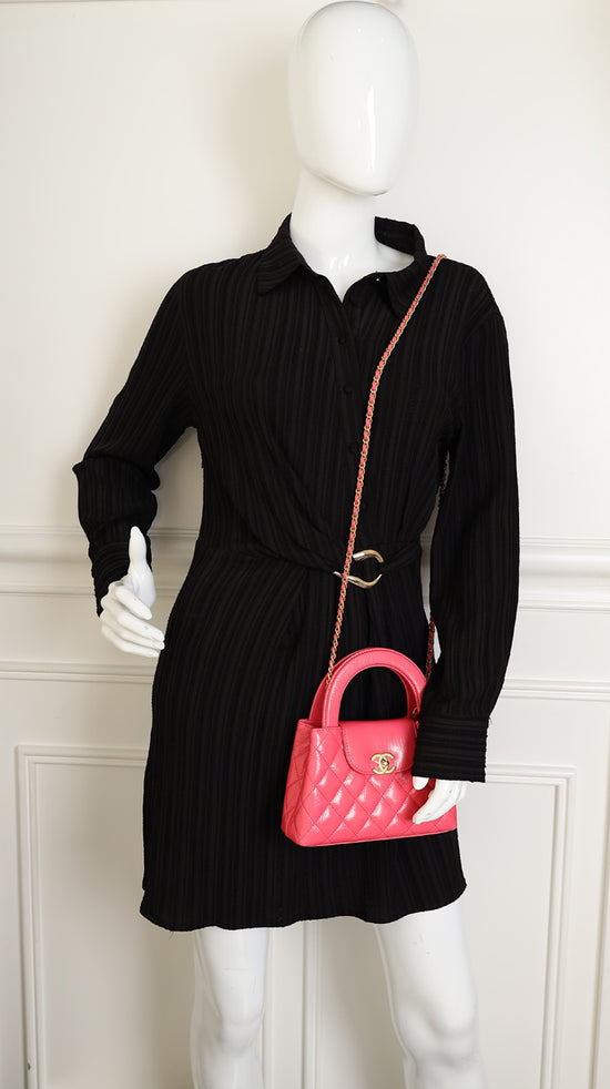 Chanel Hot Pink CC Mini Kelly Bag