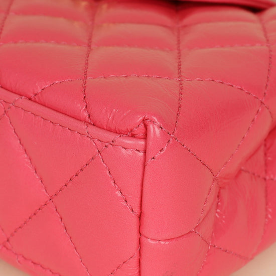 Chanel Hot Pink CC Mini Kelly Bag